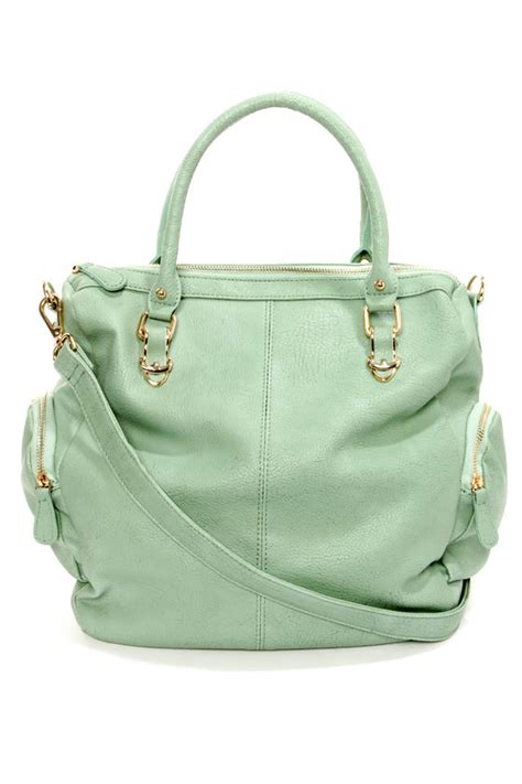 sage green purse